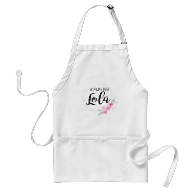 Delantal Mejor Lola del mundo (Frente)