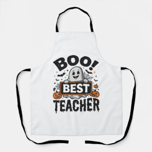 Delantal Mejor maestro Boo Diseño vintage de Halloween para