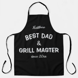 Delantal Mejor Maestro de Papá y Grill