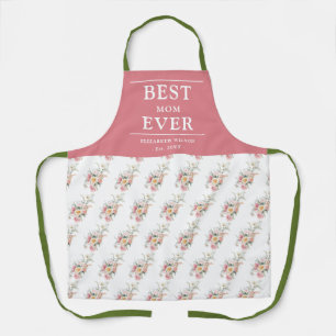 Delantal Mejor Mamá del Mundo Regalo para Mamás