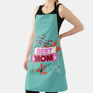 Delantal Mejor Mamá Feliz Día de la Madre