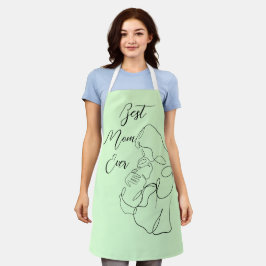 Delantal Mejor Mamá Siempre De Moda Una Línea Con Clásico I