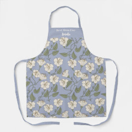 Delantal Mejor Mamá Siempre Nombre Personalizado Vintage Bo