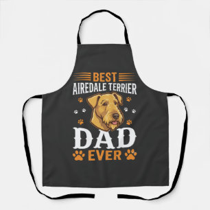 Delantal Mejor padre de Airedale Terrier de todos los tiemp