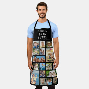 Delantal MEJOR PAPÁ DE LA ACTUALIDAD 19 Personalizados DE C