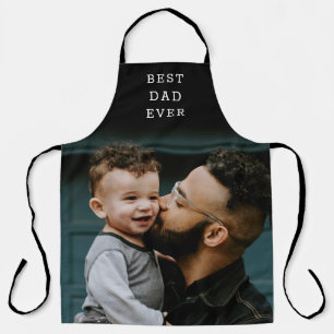 Delantal Mejor Papá del Mundo Foto Completa Personalizada e