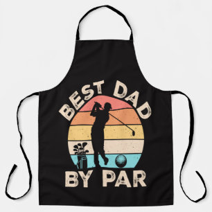 Delantal Mejor Papá Por Par de Golf