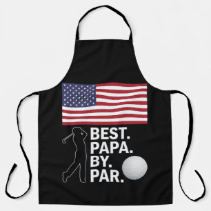 Delantal Mejor Papá Por Par Golfing Papá Día del Padre Golf