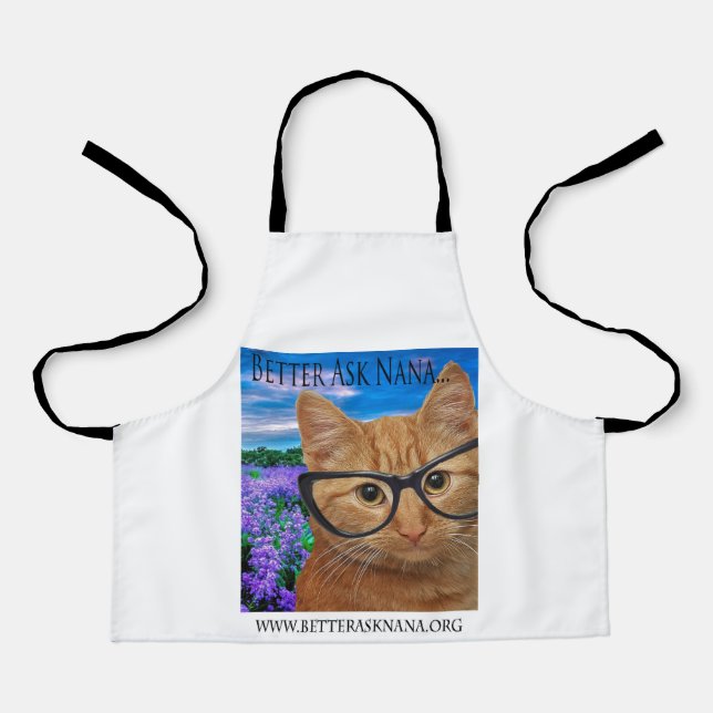 Delantal mejor que los niños pequeños blancos pregunten a n (Anverso)