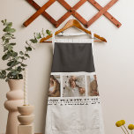 Delantal Mejor regalo de la familia y foto de moda<br><div class="desc">Presentamos el regalo de texto de moda "Collage Photo & Best Family Ever"! Este regalo único y personalizado combina la belleza de una foto de collage con un mensaje sincero para celebrar a tu familia y crear una memoria duradera. La fotografía de collage muestra una colección de los momentos más...</div>