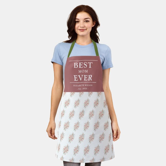 Delantal Mejor regalo de mamá jamás (Gastado)