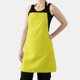 Delantal Mejora tu diseño con fondo amarillo