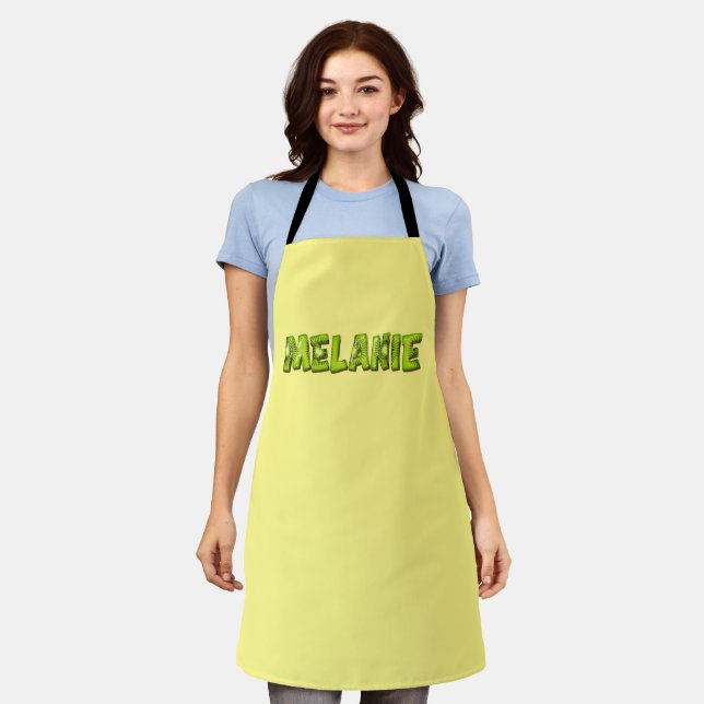 Delantal Melanie Name Kiwi Design Küchenschürze Schürze (Gastado)
