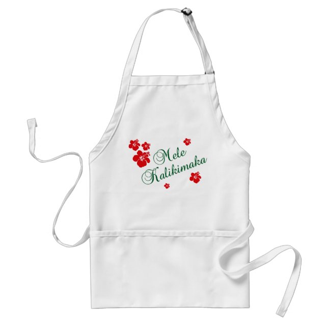 Delantal Mele Kalikimaka (Frente)