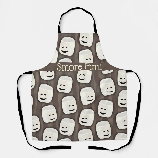 Delantal Mellow Marshmallow Diversión Feliz Candy (Anverso)