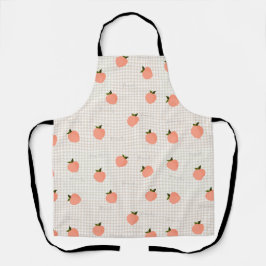Delantal Melocotón gingham de Peachify