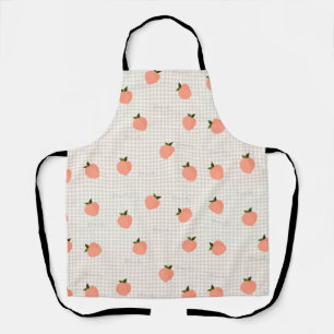 Delantal Melocotón gingham de Peachify
