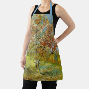 Delantal Melocotonero en flor por Vincent van Gogh