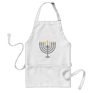 Delantal Menorah de Jánuca