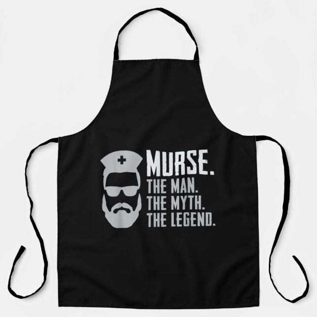 Delantal Mens Funny Murse (Anverso)
