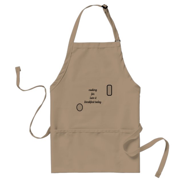 Delantal menú de hoy para cada appron (Frente)