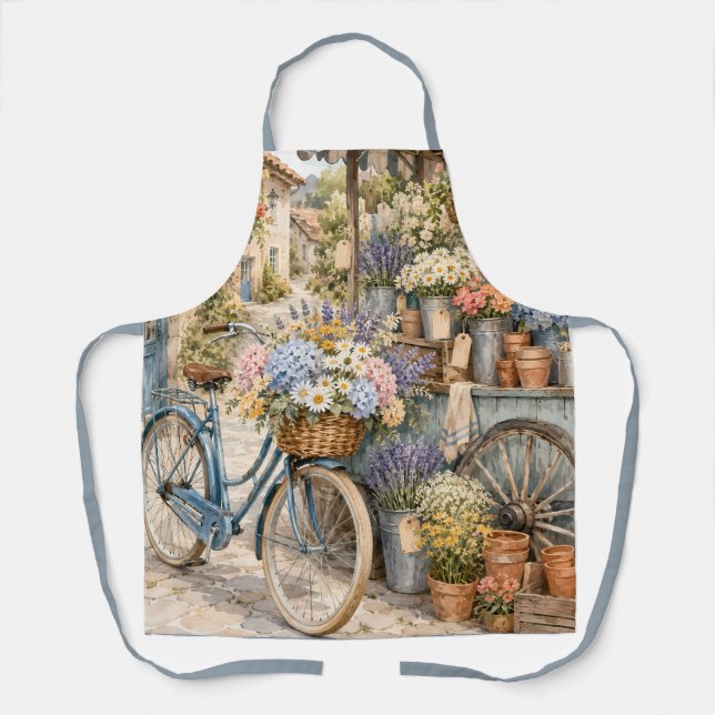 Delantal Mercado de Flores Bloomcore Bicicleta (Anverso)