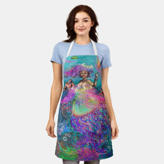 Delantal Mermaid Jellyfish Apron