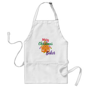 Delantal Merry Christmas Baker Apron