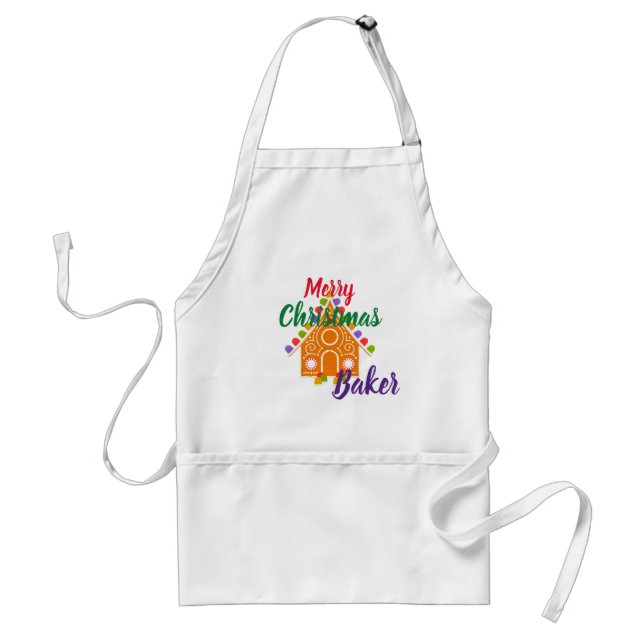 Delantal Merry Christmas Baker Apron (Frente)