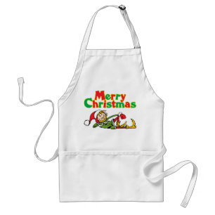 Delantal Merry Christmas Elf Apron