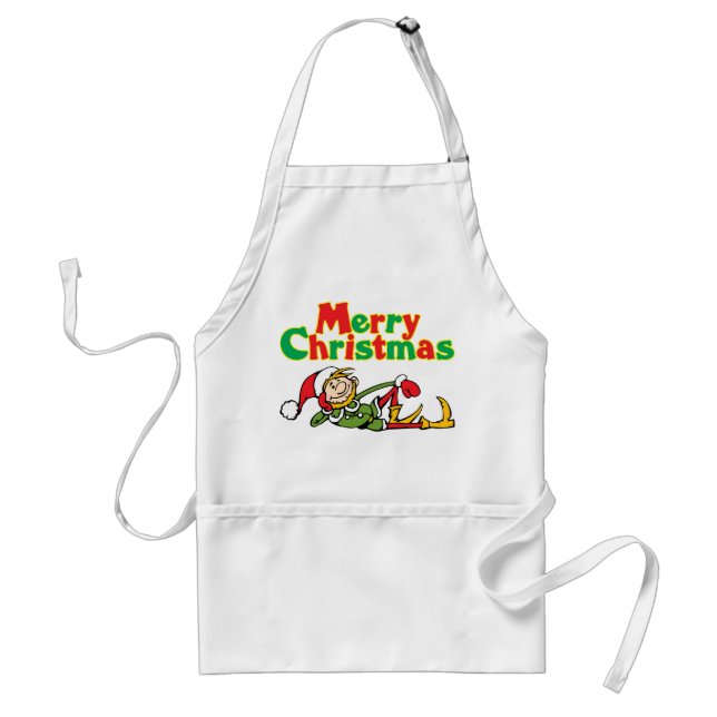 Delantal Merry Christmas Elf Apron (Frente)