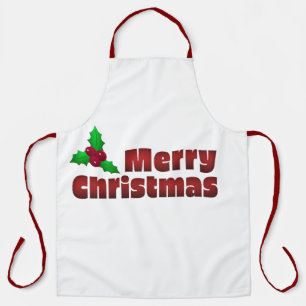 Delantal Merry Christmas Home Decour
