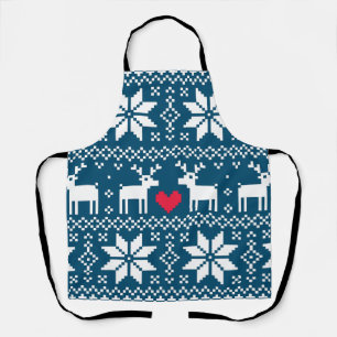 Delantal Merry Christmas pattern 2