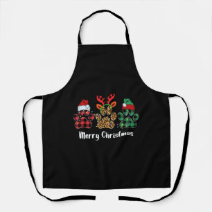 Delantal Merry Christmas Paw