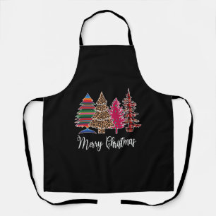 Delantal Merry Christmas Pine Tree