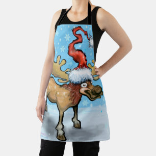 Delantal Merry Christmoose