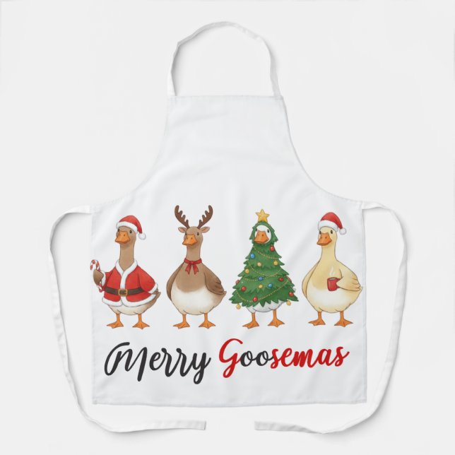 Delantal Merry Goosemas (Anverso)