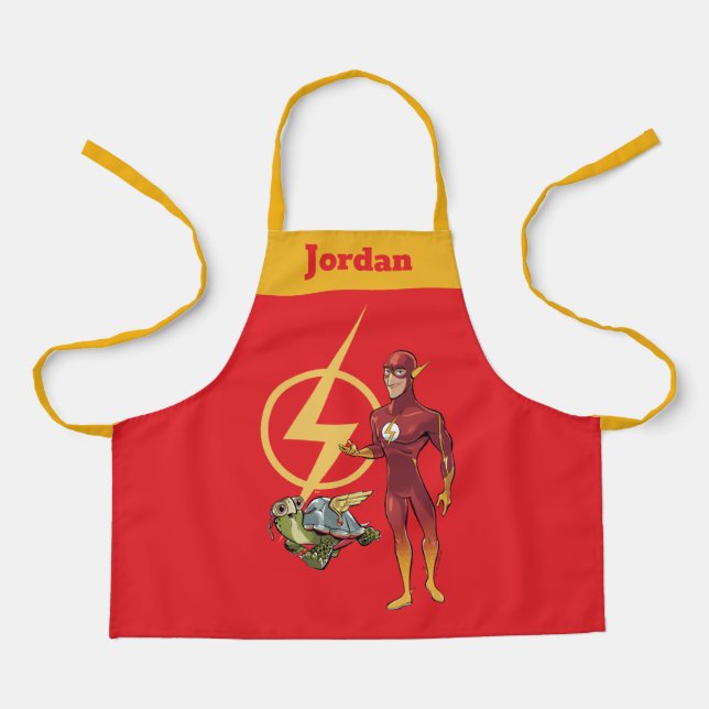 Delantal Merton y el Flash (Anverso)