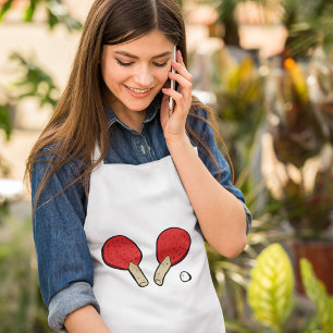 Delantal Mesa de tenis Ping Pong Apron adulto