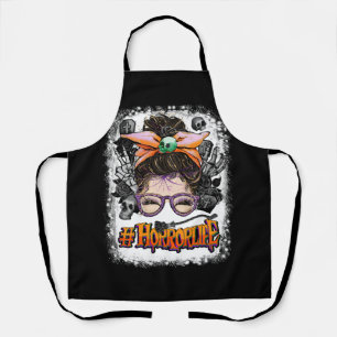 Delantal Messy Bun Horror Vida Horror Película De Horror Ma