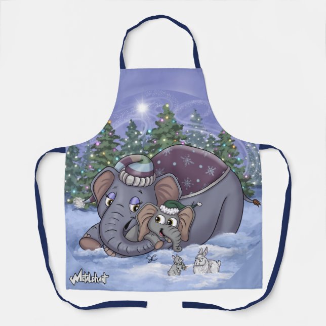 Delantal Metalphant Wilbur & Mom Apron (Anverso)