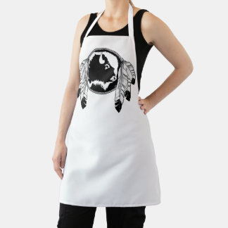 Delantal Metis Art Apron Spirit Buffalo Aprons Metis Regalo