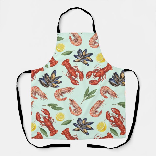 Delantal Mezcla de marisco por Natasha Us (Anverso)