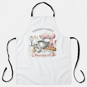 Delantal Mezclador de masa rosada