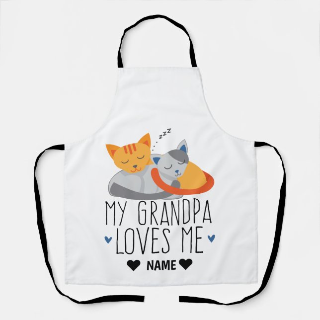 Delantal Mi abuelo me ama (Anverso)