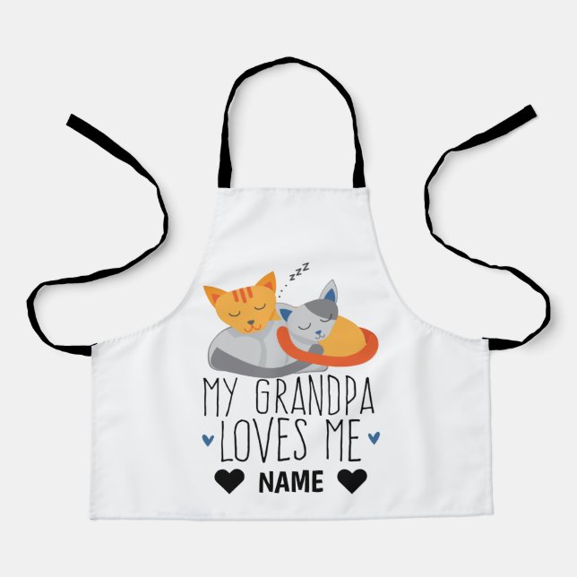 Delantal Mi abuelo me ama (Anverso)