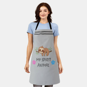 Delantal Mi animal espiritual   Espuma para dormir