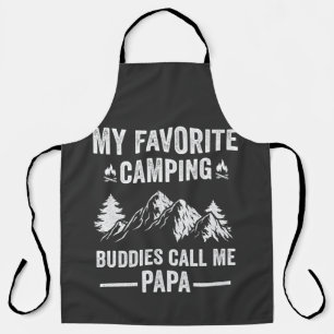 Delantal Mi camping favorito - Amigos me llaman papá