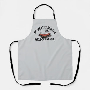 Delantal Mi Carne Siempre Está Bien Preparada   Parrillada 