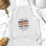 Delantal Mi Cocina Es Tan Sorprendente Que La Alarma De Hum<br><div class="desc">Mi Cocina Es Tan Sorprendente Que La Alarma De Humo Me Alegra Sobre Apron Adulto. Cuto delantal del chef con una graciosa cita del humor de la cocina. Personalice el diseño de humor de este personalizado con su propio nombre o texto.</div>